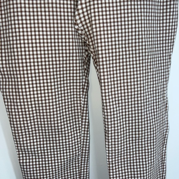 Theory Houndstooth Slim Cropped Trousers size 12 - Picture 5 of 14